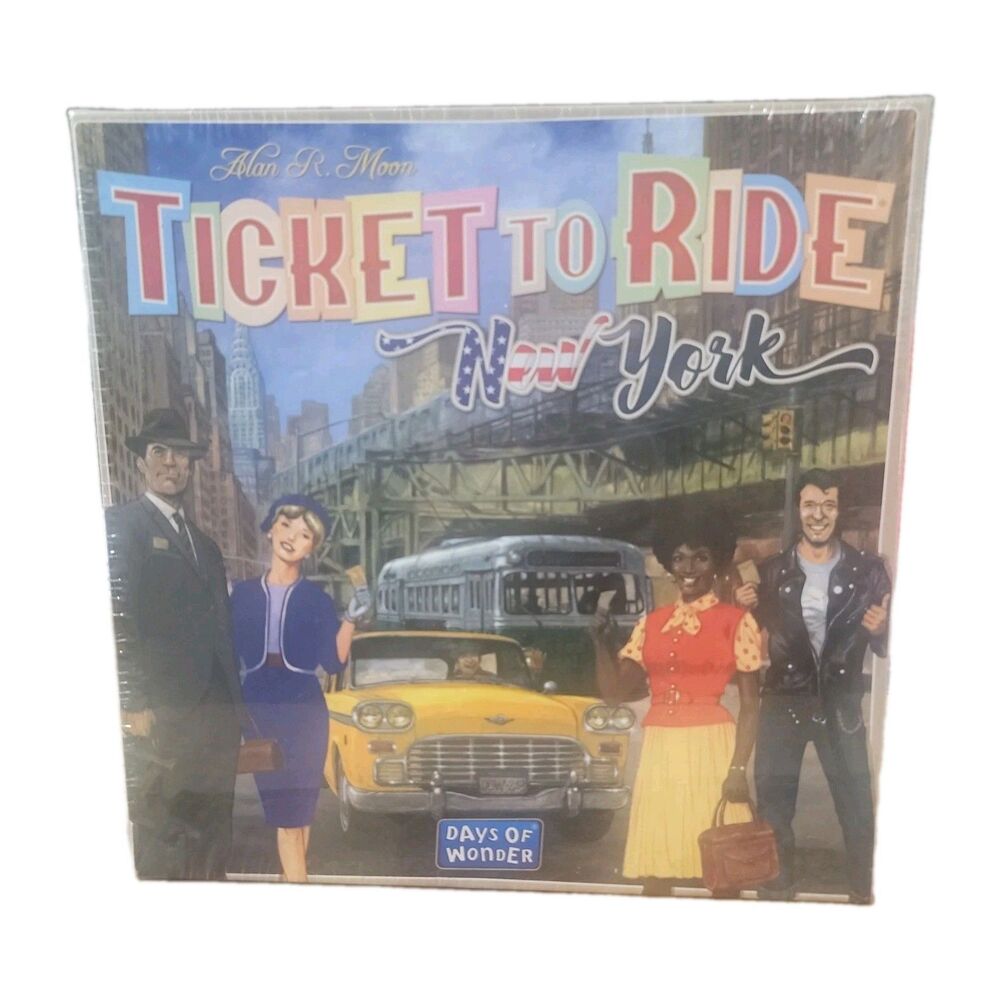 Ticket To Ride New York - Days of Wonder - Board Game - New Factory Sealed